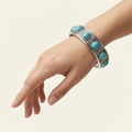 Turquoise Stretch Bangle Bracelet