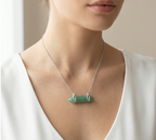 Crystal Pendant Healing Stone Necklace