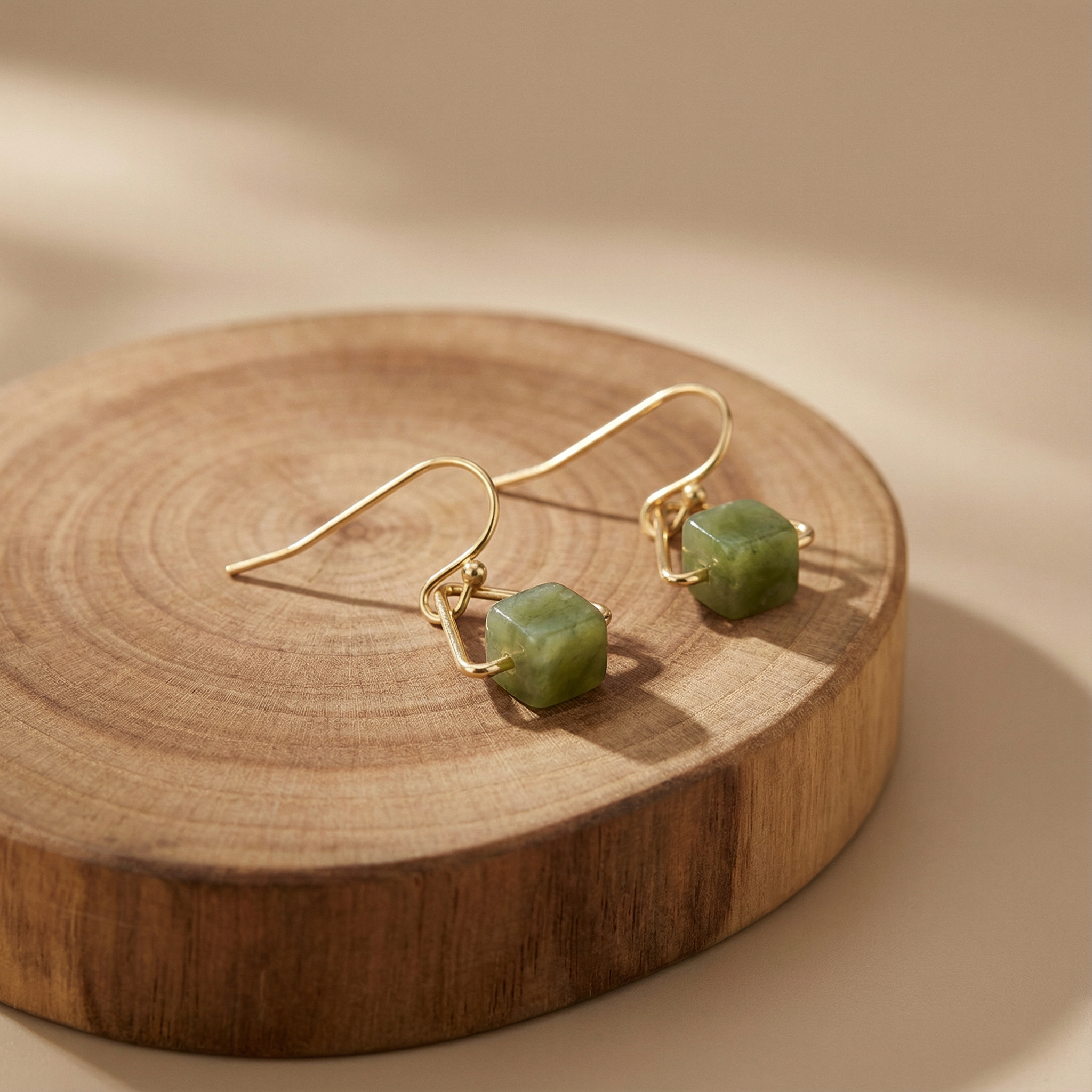 Crystal Triangle Earrings