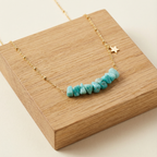 Gravel Pendant Natural Stone Necklace