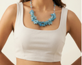 Gemstone Statement Necklace