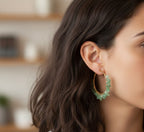 Handmade Pacific Crystal Earrings